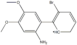 (2-Amino-4,5-dimethoxy-phenyl)-(3-bromo-phenyl)- Structure