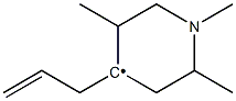 (4-Allyl-1,2,5-trimethyl-piperidin-4-yl)-,,结构式