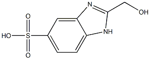 2-Hydroxymethyl-1H-benzoimidazole-5-sulfonic acid Structure