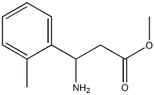 3-Amino-3-o-tolyl-propionic acid methyl ester Structure