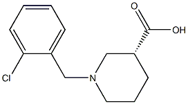 (3R)-1-(2-chlorobenzyl)piperidine-3-carboxylic acid|