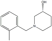 (3R)-1-(2-methylbenzyl)piperidin-3-ol,,结构式