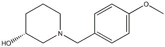 (3R)-1-(4-methoxybenzyl)piperidin-3-ol Struktur