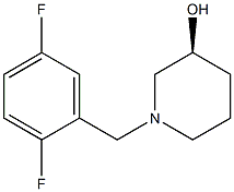 (3S)-1-(2,5-difluorobenzyl)piperidin-3-ol Structure