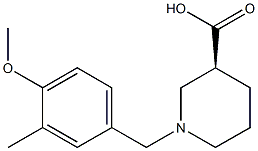 (3S)-1-(4-methoxy-3-methylbenzyl)piperidine-3-carboxylic acid|