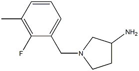 1-(2-fluoro-3-methylbenzyl)pyrrolidin-3-amine Structure