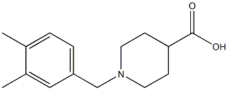 1-(3,4-dimethylbenzyl)piperidine-4-carboxylic acid Structure