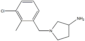 1-(3-chloro-2-methylbenzyl)pyrrolidin-3-amine|