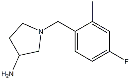 1-(4-fluoro-2-methylbenzyl)pyrrolidin-3-amine Structure