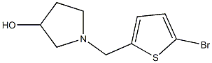 1-[(5-bromothiophen-2-yl)methyl]pyrrolidin-3-ol Structure