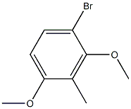 1-bromo-2,4-dimethoxy-3-methylbenzene Structure