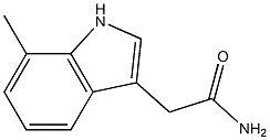 2-(7-methyl-1H-indol-3-yl)acetamide,,结构式