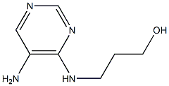 3-[(5-aminopyrimidin-4-yl)amino]propan-1-ol