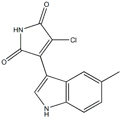 3-chloro-4-(5-methyl-1H-indol-3-yl)-1H-pyrrole-2,5-dione