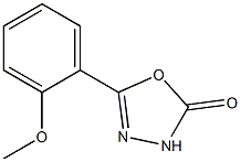 5-(2-methoxyphenyl)-1,3,4-oxadiazol-2(3H)-one Struktur