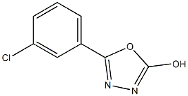 5-(3-chlorophenyl)-1,3,4-oxadiazol-2-ol