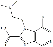 7-bromo-1-[2-(dimethylamino)ethyl]-1H-imidazo[4,5-c]pyridine-2-carboxylic acid