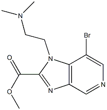 methyl 7-bromo-1-[2-(dimethylamino)ethyl]-1H-imidazo[4,5-c]pyridine-2-carboxylate