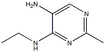 N4-ethyl-2-methylpyrimidine-4,5-diamine 结构式