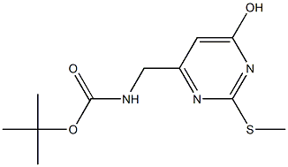 tert-butyl {[6-hydroxy-2-(methylsulfanyl)pyrimidin-4-yl]methyl}carbamate