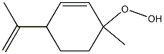 3-hydroperoxy-3-methyl-6-prop-1-en-2-yl-cyclohexene,,结构式