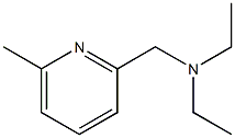 2-DIETHYLAMINOMETHYL-6-METHYLPYRIDINE 结构式