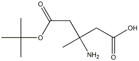 Boc-3-amino-3-methyl-butyric acid Struktur