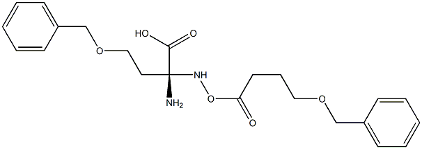 O-BENZYL-D-HOMOSERINE, (R)-2-AMINO-4-BENZOXYBUTYRIC ACID Structure