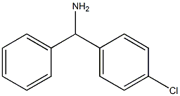 1-(4-chlorophenyl)-1-phenylmethanamine 化学構造式