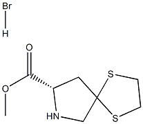 (8S)-1,4-二硫-7-氮杂螺[4.4]壬烷-8-羧酸甲酯, , 结构式