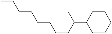 2-Cyclohexyldecane Struktur