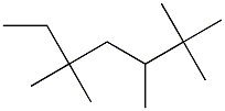 2,2,3,5,5-pentamethylheptane Structure