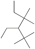 2,2,4,4-tetramethyl-3-ethylhexane 结构式