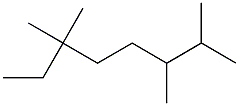 2,3,6,6-tetramethyloctane Struktur