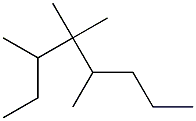 3,4,4,5-tetramethyloctane Structure