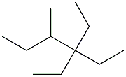 3-methyl-4,4-diethylhexane Structure