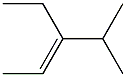 4-methyl-3-ethyl-trans-2-pentene Struktur