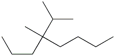 4-methyl-4-isopropyloctane Struktur