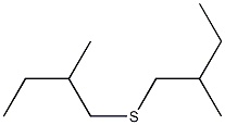 bis(2-methylbutyl) sulfide 结构式