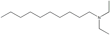 diethyldecylamine Structure