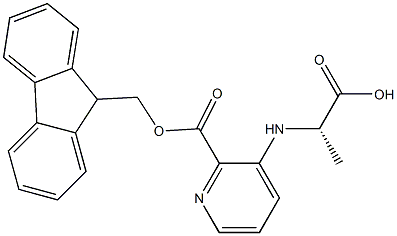 FMOC-D-3PYRIDINE ALANINE 化学構造式