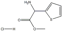 A-AMINOTHIOPHENE-2-ACETIC ACID METHYL ESTER HYDROCHLORIDE Structure
