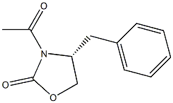 N-ACETYL-( 4R )-BENZYL-2-OXAZOLIDINONE ( CHIRAL ) Struktur