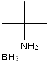 TERTIARY BUTYLAMINE BORANE 化学構造式