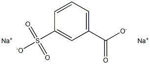 SODIUM M-SULPHOBENZOATE 化学構造式