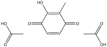 METHYL HYDROXYQUINONE DIACETATE Structure