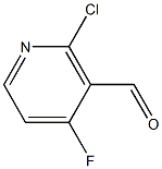 2-CHLORO-4-FLUORONICOTINALDEHYDE Struktur