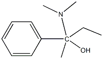 2-DIMETHYLAMINO-2-PHENYL-2-BUTANOL Structure