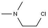 2-DIMETHYLAMINO ETHYL CHLORIDE 化学構造式
