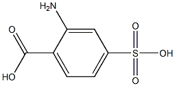 2-AMINO-4-SULPHOBENZOIC ACID 结构式